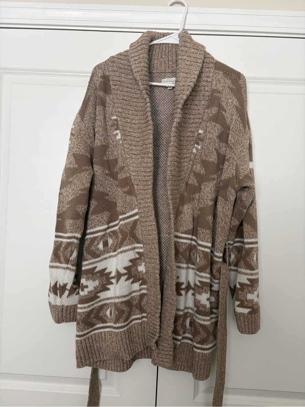 Lucky Brand southwestern Aztec Cardigan Sweater